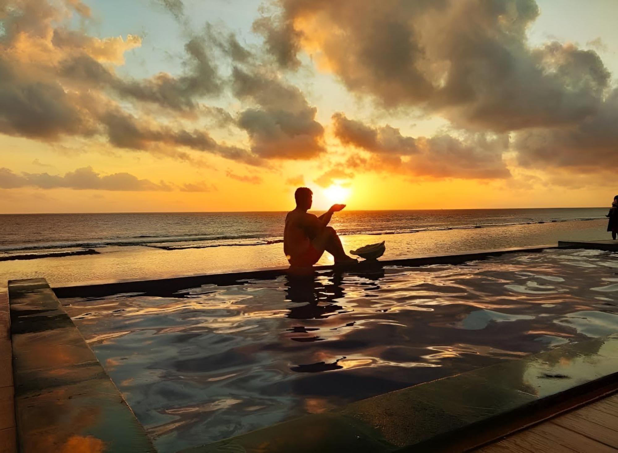 Cave Beach Bungalow Semaya Buitenkant foto